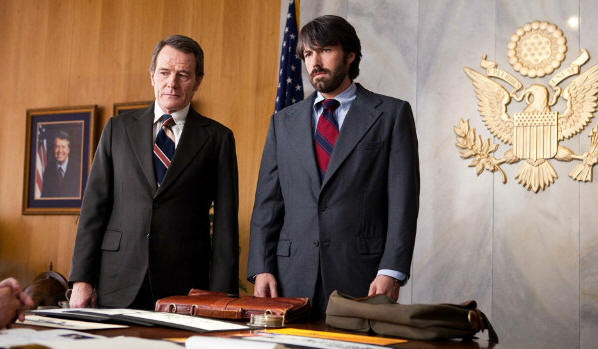 Bryan Cranston, left, and Ben Affleck appear in a scene from the film 