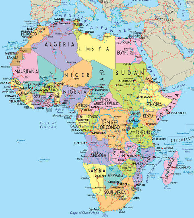 Political Map of Africa