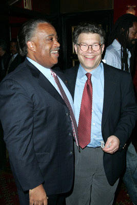 Premiere: Rev. Al Sharpton and Al Franken at the New York screening of Lions Gate Films' Fahrenheit 9/11