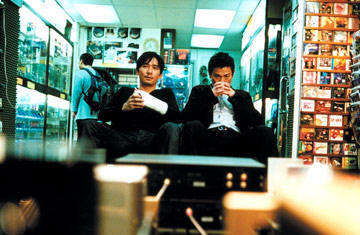 Tony Leung Chiu-Wai and Andy Lau in Miramax Films' Infernal Affairs